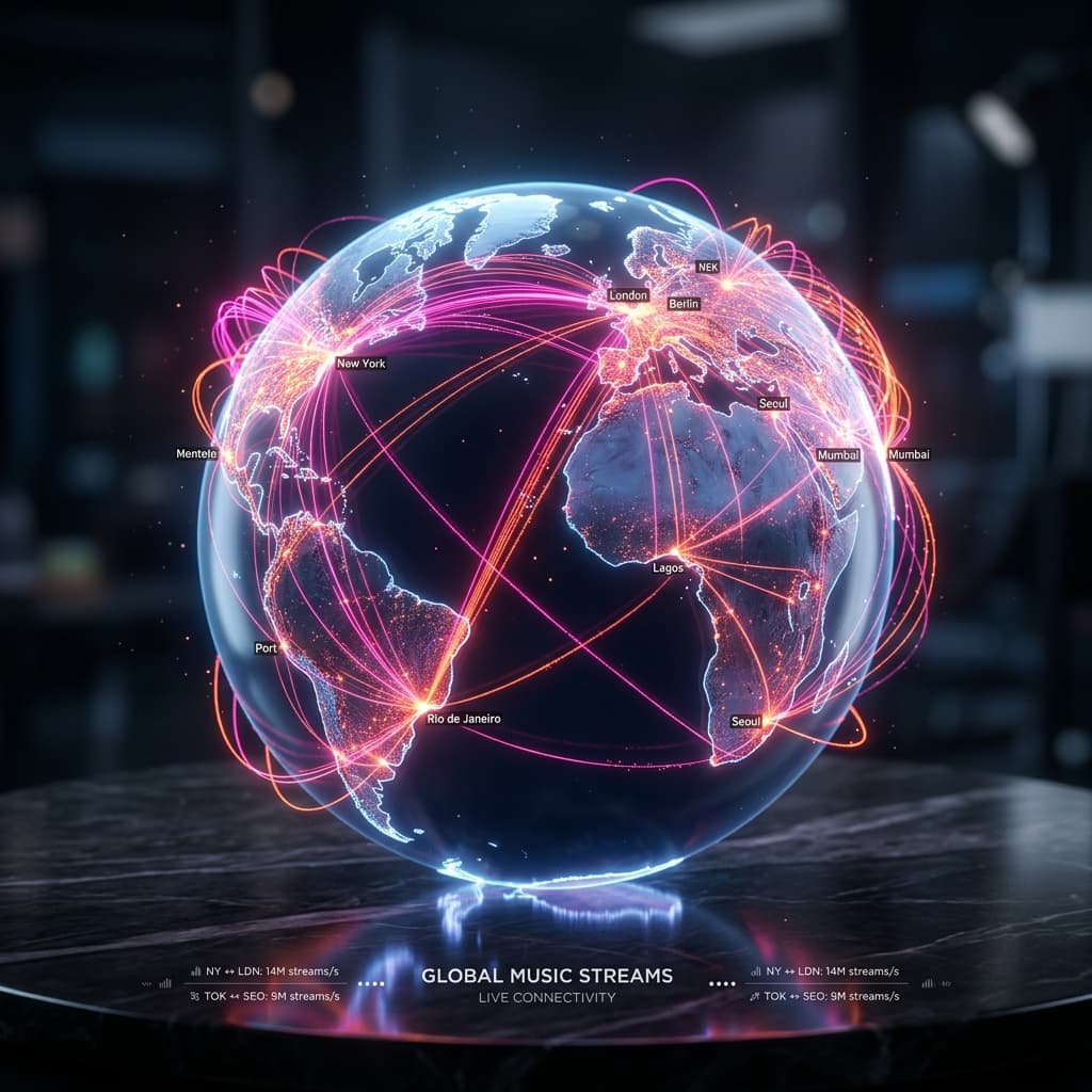 Nagmix Global Music Distribution Network and Reach