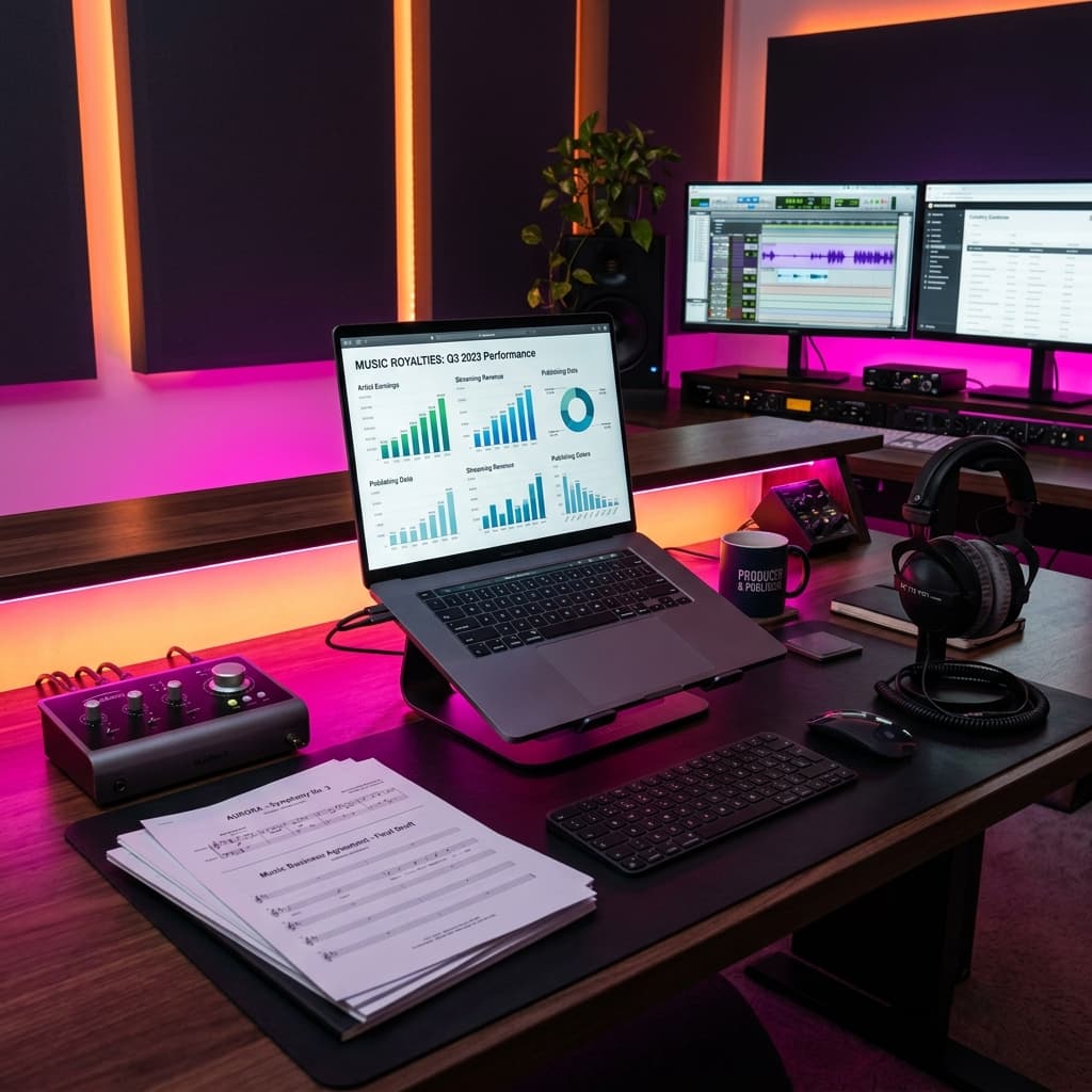 Nagmix Publishing Administration Dashboard - Global Royalty Collection and Song Registration